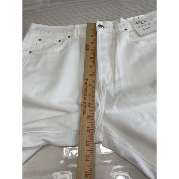 Madewell Womens $148 Pieced Barrel-Leg Jeans NWT Size 28 - Picture 9 of 14